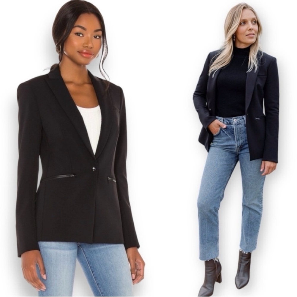 Veronica Beard Scuba Dickey Blazer size 00 - Picture 4 of 16